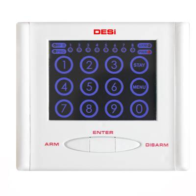 DESi Alarm Sistemleri İçin Led Göstergeli Tuş Takımı (Dokunmatik-Kablolu) - 1