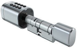 DESi QUiC Q001 Akıllı Silindir Kilit - Parmak İzi - Tuş Takımı - Kart Okuyucu (Rozet ve Pil Dahil) - 3