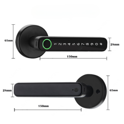 DESi QUiC Q002 Akıllı Kapı Kolu iOS/Android Uyumlu - Parmak İzi -Tuş Takımı - 3