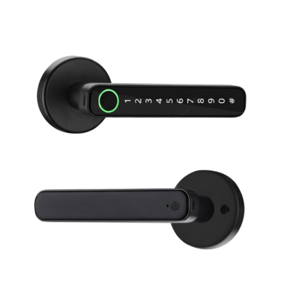 DESi QUiC Q002 Akıllı Kapı Kolu iOS/Android Uyumlu - Parmak İzi -Tuş Takımı - 1