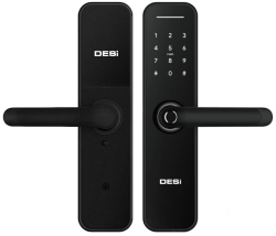 DESi QUiC Q005 Akıllı Kilit ve Mekanik Kale Kilit - Uygulama-Parmak İzi-Tuş Takımı-Kart Okuyucu - 4