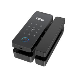 DESi QUiC Q006 Cam Kapılar İçin Akıllı Kilit iOS/Android Uyumlu - Tuş Takımı - Kart Okuyucu - Parmak İzi - 5