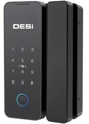 DESi QUiC Q006 Cam Kapılar İçin Akıllı Kilit iOS/Android Uyumlu - Tuş Takımı - Kart Okuyucu - Parmak İzi - 1