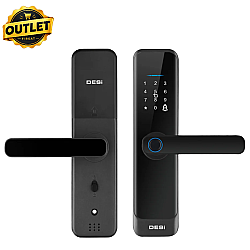 (KÜÇÜK KOZMETİK SORUNLU SIFIR ÜRÜNLER) DESi QUiC Q015 Akıllı Kilit - Parmak İzi -Tuş Takımı - Kart Okuyucu - Uygulama - DESi