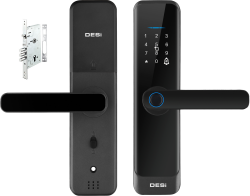 DESi QUiC Q015 Akıllı Kilit ve Kale Otomatik Kilitlenen Mekanik Kilit OS/Android Uyumlu - Parmak İzi -Tuş Takımı - Kart Okuyucu - DESi Akıllı Kilit