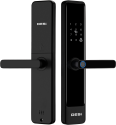 DESi QUiC Q016 Akıllı Kilit ve Kale Otomatik Kilitlenen Mekanik Kilit OS/Android Uyumlu - Parmak İzi -Tuş Takımı - Kart Okuyucu - 3