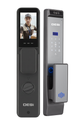 DESi QUiC Q030+ Akıllı Kilit Yüz Tanıma - Avuç İçi Damar - Parmak İzi - Tuş Takımı - Kart Okuyucu - Aktif Canlı Görüşme - DESi