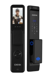 DESi QUiC Q030+ Akıllı Kilit Yüz Tanıma - Avuç İçi Damar - Parmak İzi - Tuş Takımı - Kart Okuyucu - Aktif Canlı Görüşme - 3