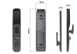 DESi QUiC Q032+ Akıllı Kilit Yüz Tanıma - Parmak İzi - Tuş Takımı - Kart Okuyucu - Canlı Görüşme - 9