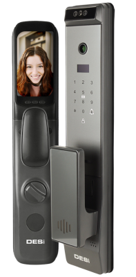 DESi QUiC Q032+ Akıllı Kilit Yüz Tanıma - Parmak İzi - Tuş Takımı - Kart Okuyucu - Canlı Görüşme - 1