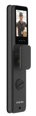 DESi QUiC Q034+ Akıllı Kilit Sanal Kapı Kolu - Yüz Tanıma - Avuç İçi Damar - Parmak İzi - Tuş Takımı - Kart Okuyucu - Aktif Canlı Görüşme - 7