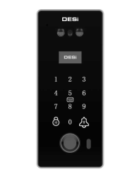 DESi QUiC Vision V002 Yüz Tanıma - Şifre - Avuç İzi - Kart - Canlı Görüşme ve Utopic RX / RXe / R+ Akıllı Kilitler İle Uyum (Canlı Görüşme - Dürbüne Montaj - İç Ekran) - Kopya - 2
