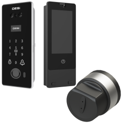DESi QUiC Vision V002 Yüz Tanıma - Şifre - Avuç İzi - Kart - Canlı Görüşme ve Utopic RX / RXe / R+ Akıllı Kilitler İle Uyum (Canlı Görüşme - Dürbüne Montaj - İç Ekran) - 6
