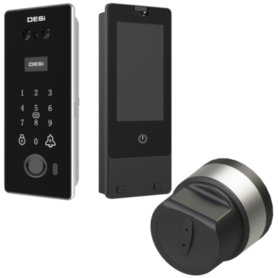 DESi QUiC Vision V002 Yüz Tanıma - Şifre - Avuç İzi - Kart - Canlı Görüşme ve Utopic RX / RXe / R+ Akıllı Kilitler İle Uyum (Canlı Görüşme - Dürbüne Montaj - İç Ekran) - 6
