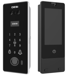DESi QUiC Vision V003 Yüz Tanıma - Şifre - Avuç İzi - Kart - Canlı Görüşme ve Özel Motorlu Silindir (Canlı Görüşme - Dürbüne Montaj - İç Ekran) - 2