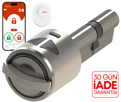DESi Utopic R Akıllı Kilit iOS/Android Uyumlu - Akıllı Köprü Set (Google Home ve Alexa) - 1