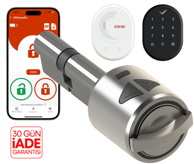 DESi Utopic R Akıllı Kilit iOS/Android Uyumlu - WiFi Akıllı Köprü - Tuş Takımlı Set - 2