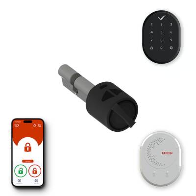 DESi Utopic R Akıllı Kilit iOS/Android Uyumlu - WiFi Akıllı Köprü - Tuş Takımlı Set - 5