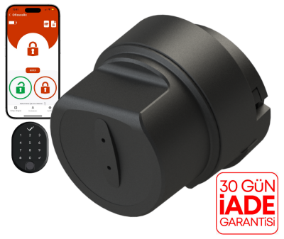 DESi Utopic RXe Yapay Zeka Destekli Akıllı Kilit iOS/Android Uyumlu - Parmak İzi ve Tuş Takımı Set- Türkiye'de Üretilen Kapılara Özel - 1