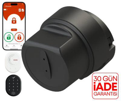 DESi Utopic RXe Yapay Zeka Destekli Akıllı Kilit iOS/Android Uyumlu - WiFi Akıllı Köprü&Parmak İzi ve Tuş Takımı - Türkiye′de Üretilen Kapılara Özel (Google Home, Home Assistant ve Alexa) - 1