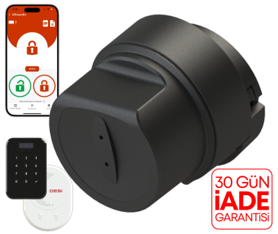 DESi Utopic RXe Yapay Zeka Destekli Akıllı Kilit Yüz Tanıma ve Tuş Takımı - Türkiye'de Üretilen Kapılara Özel - 3