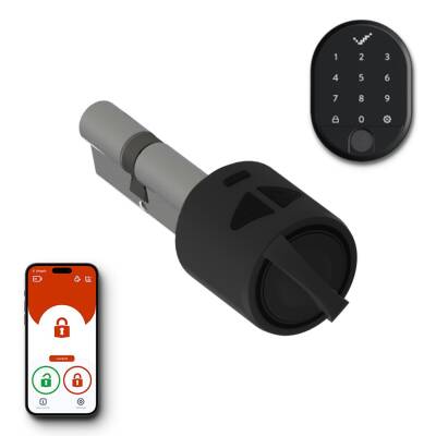 DESi Utopic R Akıllı Kilit iOS/Android Uyumlu - Parmak İzi Okuyucu ve Dahili Tuş Takımlı Set - 5