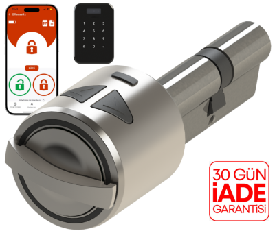 DESi Utopic R+ Akıllı Kapı Kilidi - Yüz Tanıma ve Dahili Tuş Takımlı Set - 1