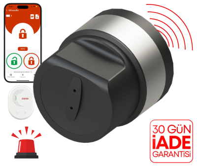 DESi Utopic RX DAHİLİ ALARM SİSTEMLİ - Yapay Zeka Destekli Akıllı Kilit - WiFi Akıllı Köprü - 1